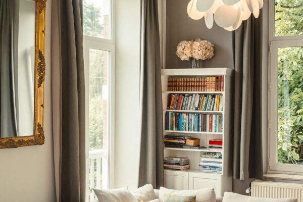 Living - zetel - boekenkast