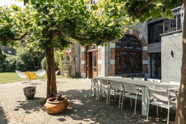 Villa des Roches Durbuy - Terras beneden 2
