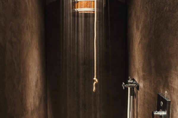 Villa des Roches Durbuy - Wellness douche met emmer en kneippslang